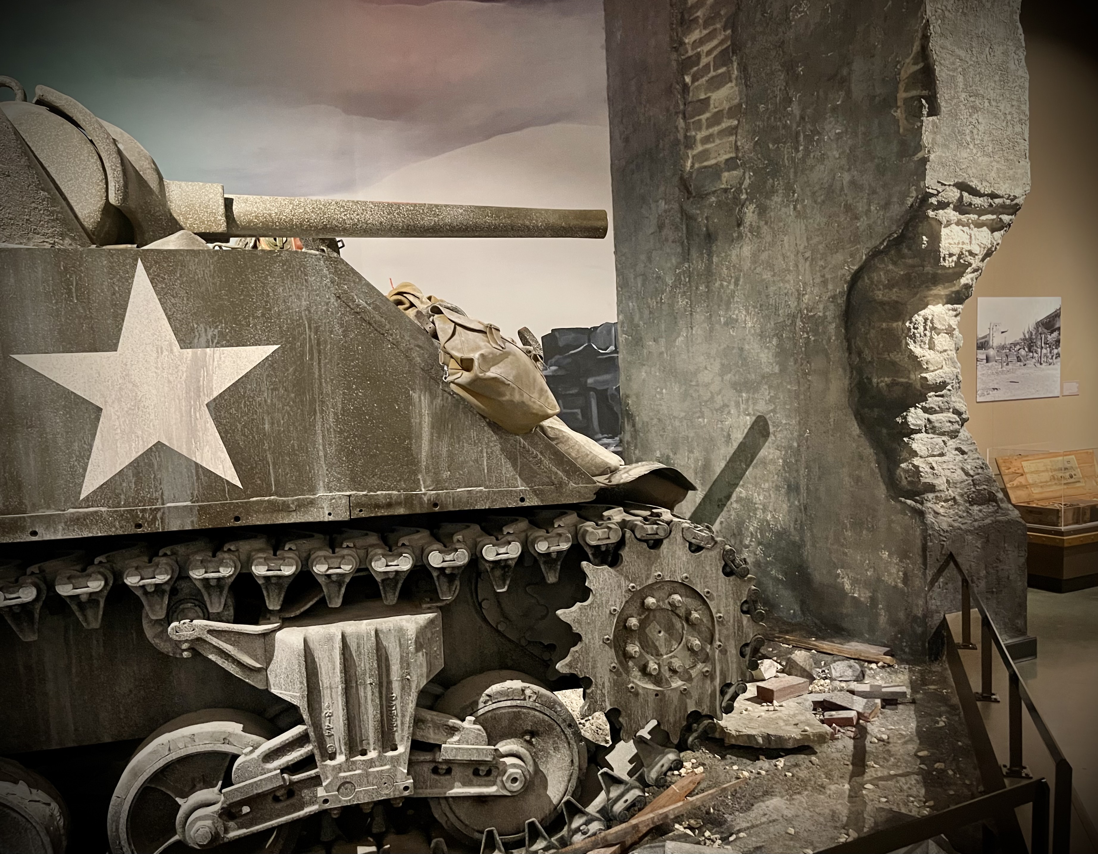 Main gallery exhibit at the National Mounted Warrior Musuem